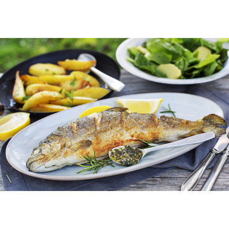 Pstrąg tuszka patroszona mrożona - specyfikacja i przepisy | O‑fish