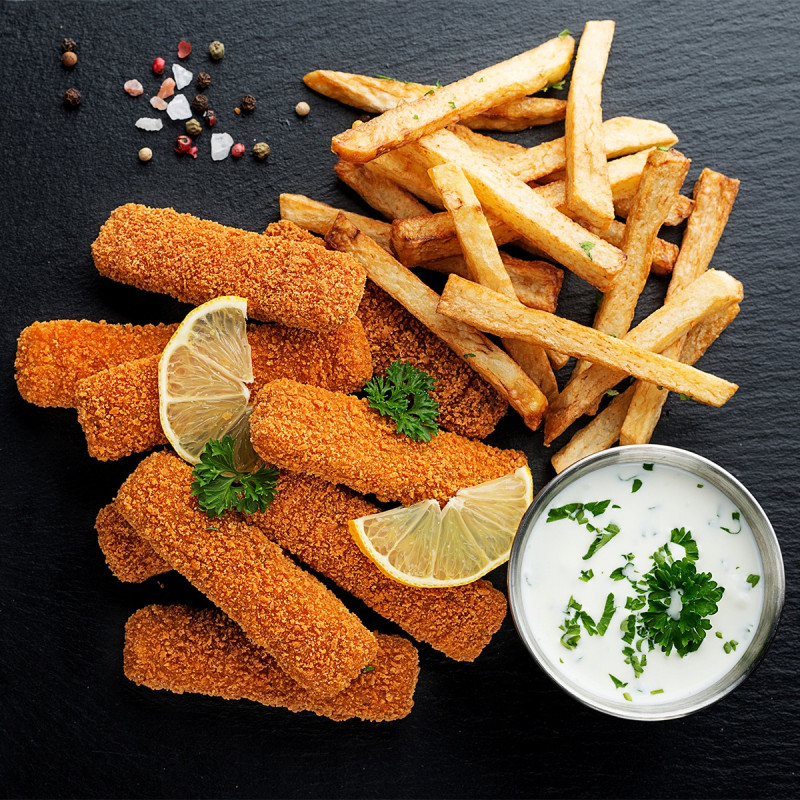 5 kg paluszki rybne z mintaja mrożone - O-fish.pl