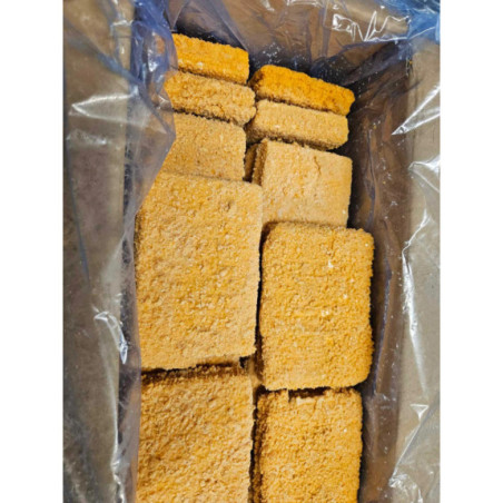 Kostka z fileta dorsza panierowana 5 kg - hurtownia ryb O-fish.pl