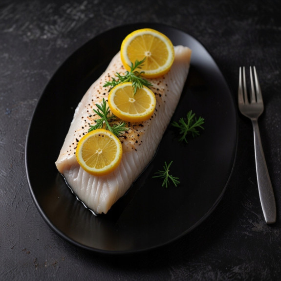 Halibut filet porcje bez skóry 4 kg - hurtownia ryb O-fish.pl
