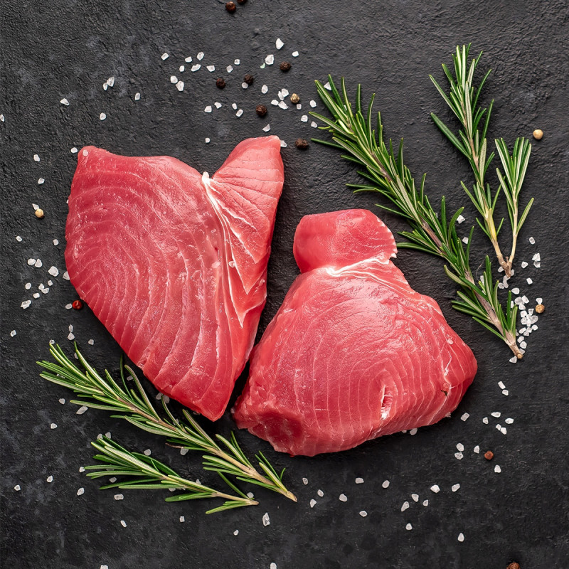 Stek z tuńczyka świeży z polędwicy 5 kg - najwyższa jakość | O-fish.pl
