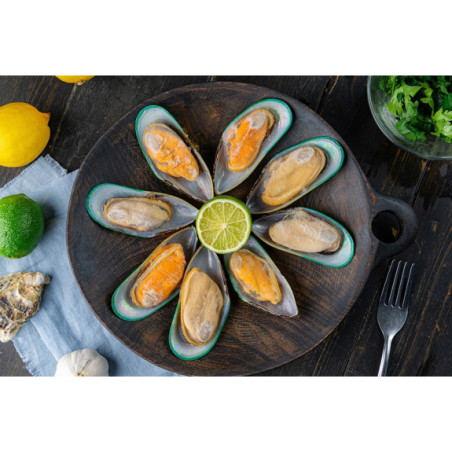 Małże zielone Nowozelandzkie na muszli 4 kg | O-fish.pl