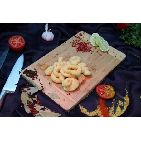 Kalmary krążki panierowane mrożone 4 kg | O-fish.pl