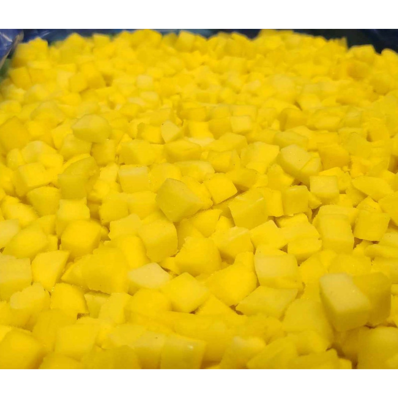 Mango mrożone w kostce 5 kg | Owoce mrożone | O-fish.pl