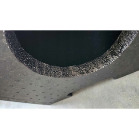 Czarny domek dla kota Piocelan 60x40x30 - Ciepła budka na zimę