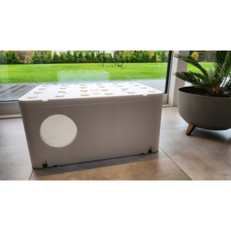 Wiosenny domek dla kota   600 x 400 x 300 mm