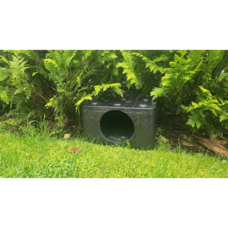 Domek dla jeża z Piocelanu 40x30x17cm - Trwały i Ciepły | O-fish