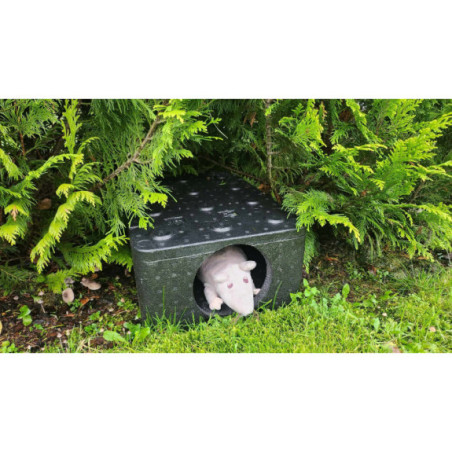 Domek dla jeża z Piocelanu 40x30x17cm - Trwały i Ciepły | O-fish