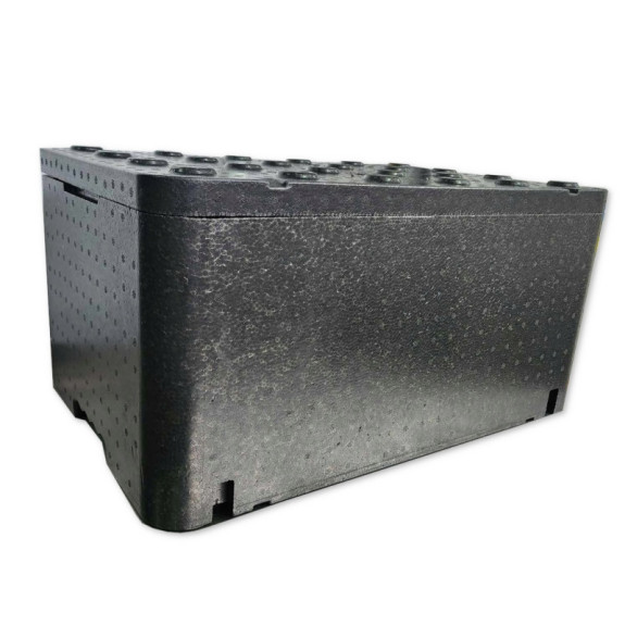 GB250 Czarny Termobox Piocelan GN 1/1 - Wytrzymały | O-fish.pl