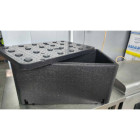 GB250 Czarny Termobox Piocelan GN 1/1 - Wytrzymały | O-fish.pl