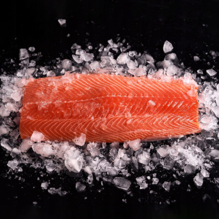 Łosoś Wędzony na Zimno Plastrowany 1kg | Hurtownia Rybna O-fish.pl