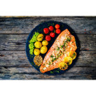 4 kg Filet z Łososia Atlantyckiego ze skórą - mrożony, najwyższa jakość do domu | O-fish.pl